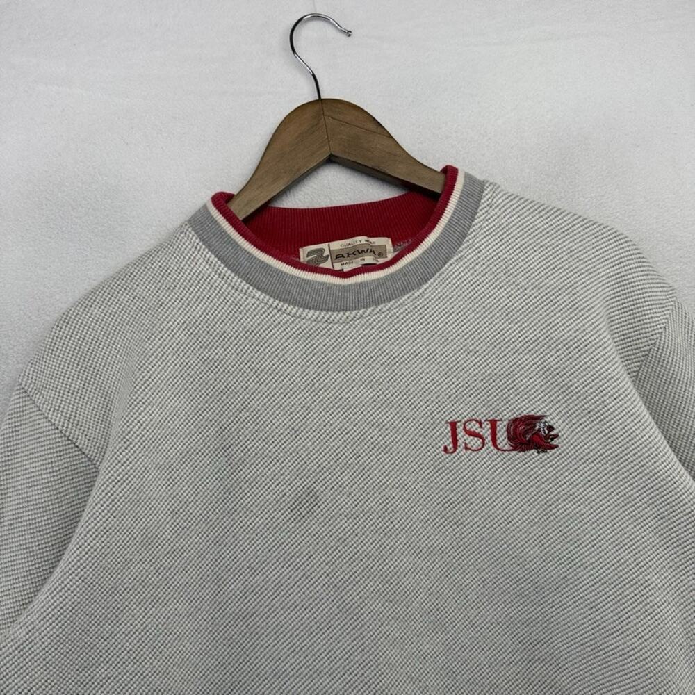 Vintage Jacksonville State University Sweatshirt Men's Medium Gray Gamecocks 90s